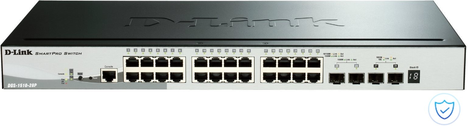D-Link DGS-1510-28P 28-portový PoE switch