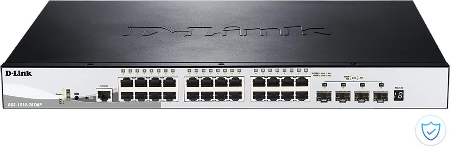 D-Link DGS-1510-28XMP 28-portový switch