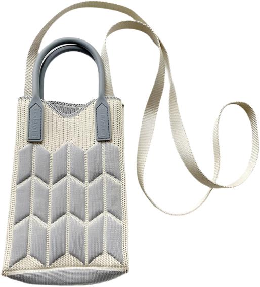 ANNAM Mini kabelka/taška bílá 25 × 11 cm
