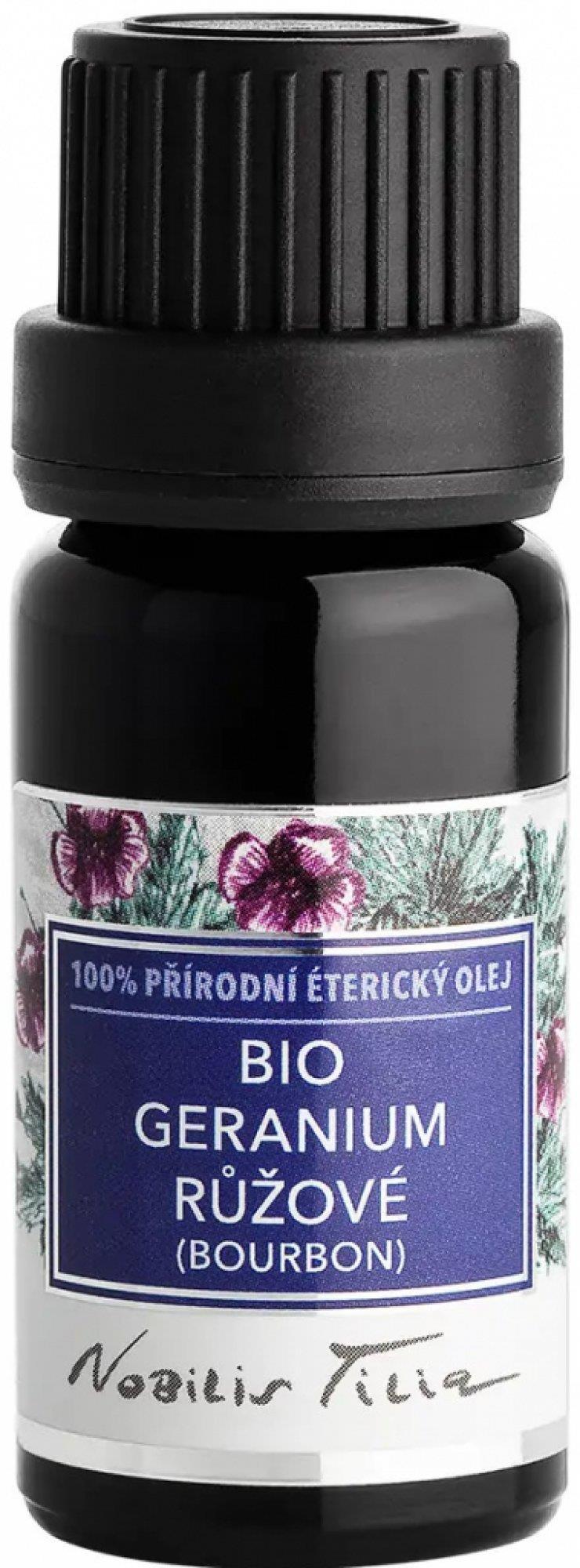 Nobilis Tilia - Éterický olej bio Geranium růžové (bourbon) 10 ml