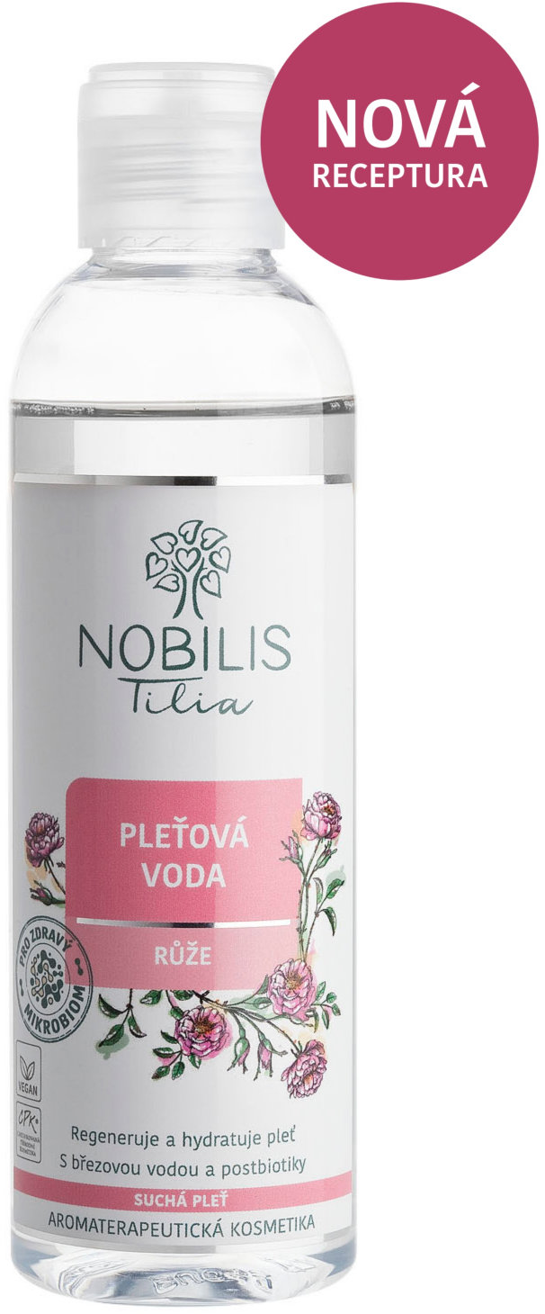 Nobilis Tilia Pleťová voda Růže 200 ml