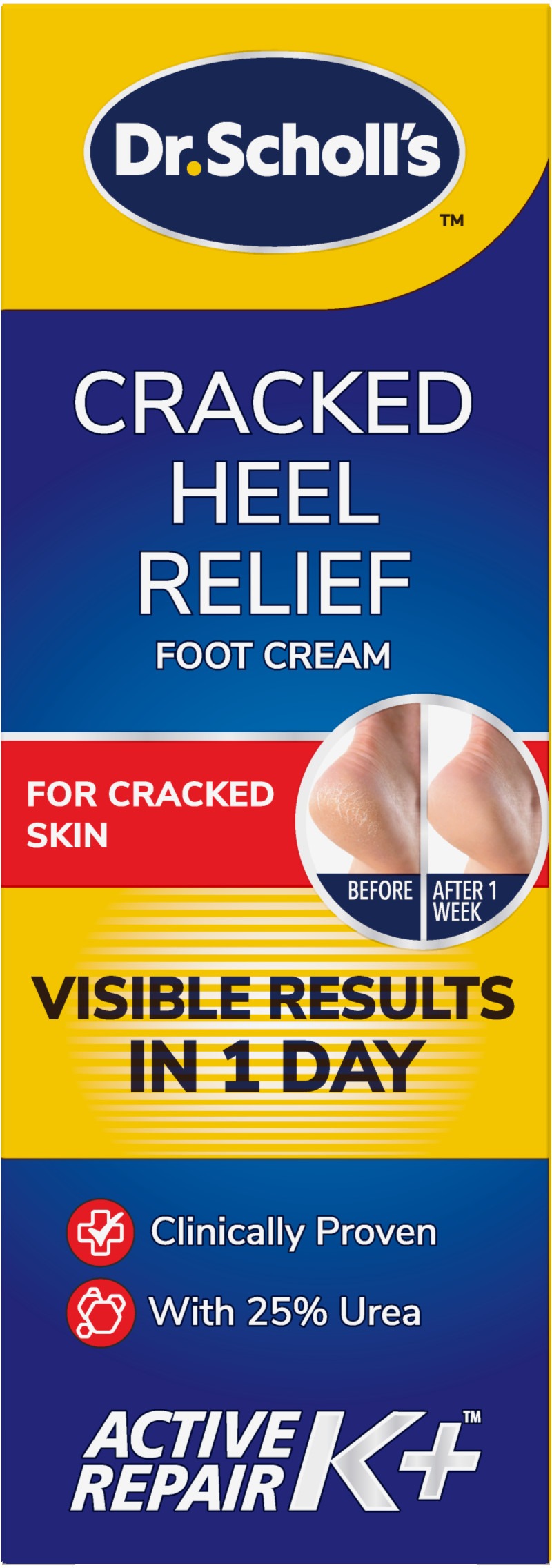 SCHOLL Krém na rozpraskané paty s Keratinem 60 ml
