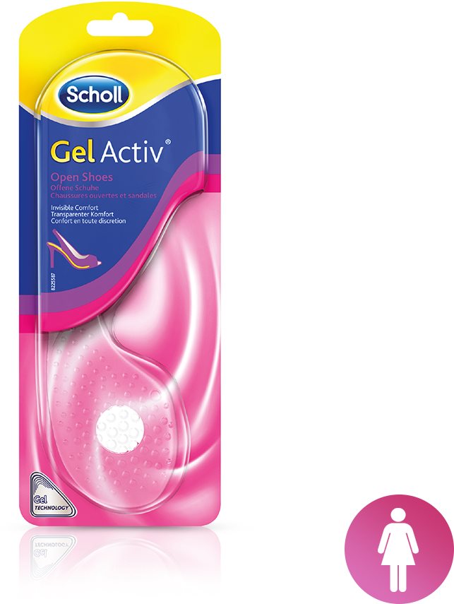 SCHOLL GelActiv Gelové vložky do otevřených bot