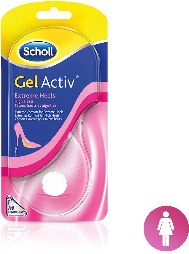 SCHOLL GelActiv Gelové vložky do extrémně vysokých bot