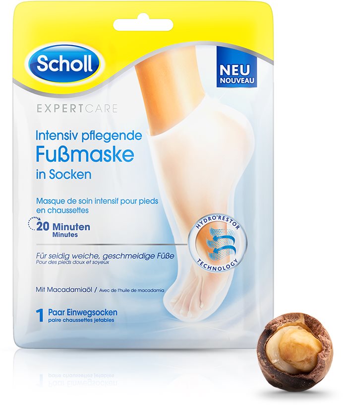 SCHOLL PediMask™ Expert Care Macadamia Oil 1 pár