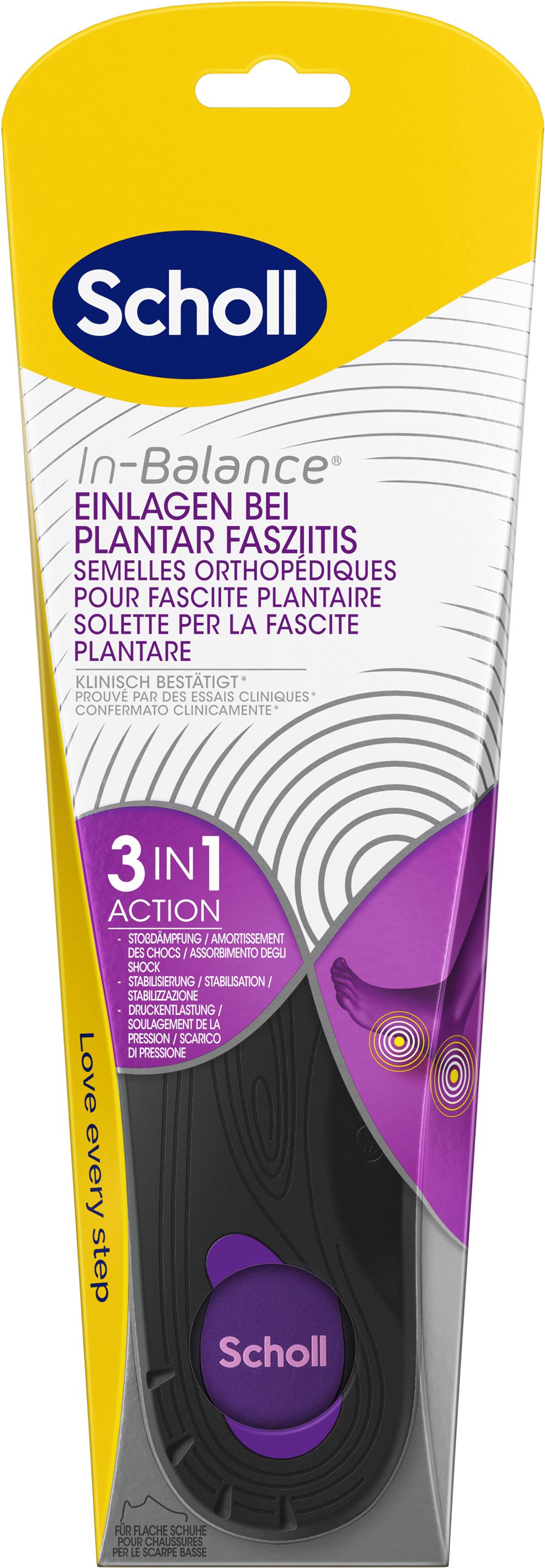 SCHOLL In-Balance Plantar Fasciitis Insole Large