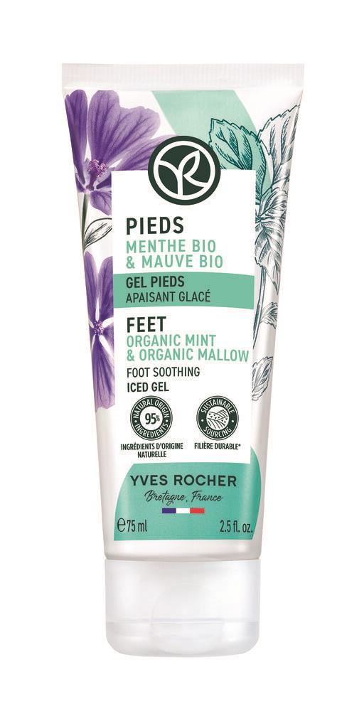 YVES ROCHER Zklidňující chladivý gel na nohy 75 ml