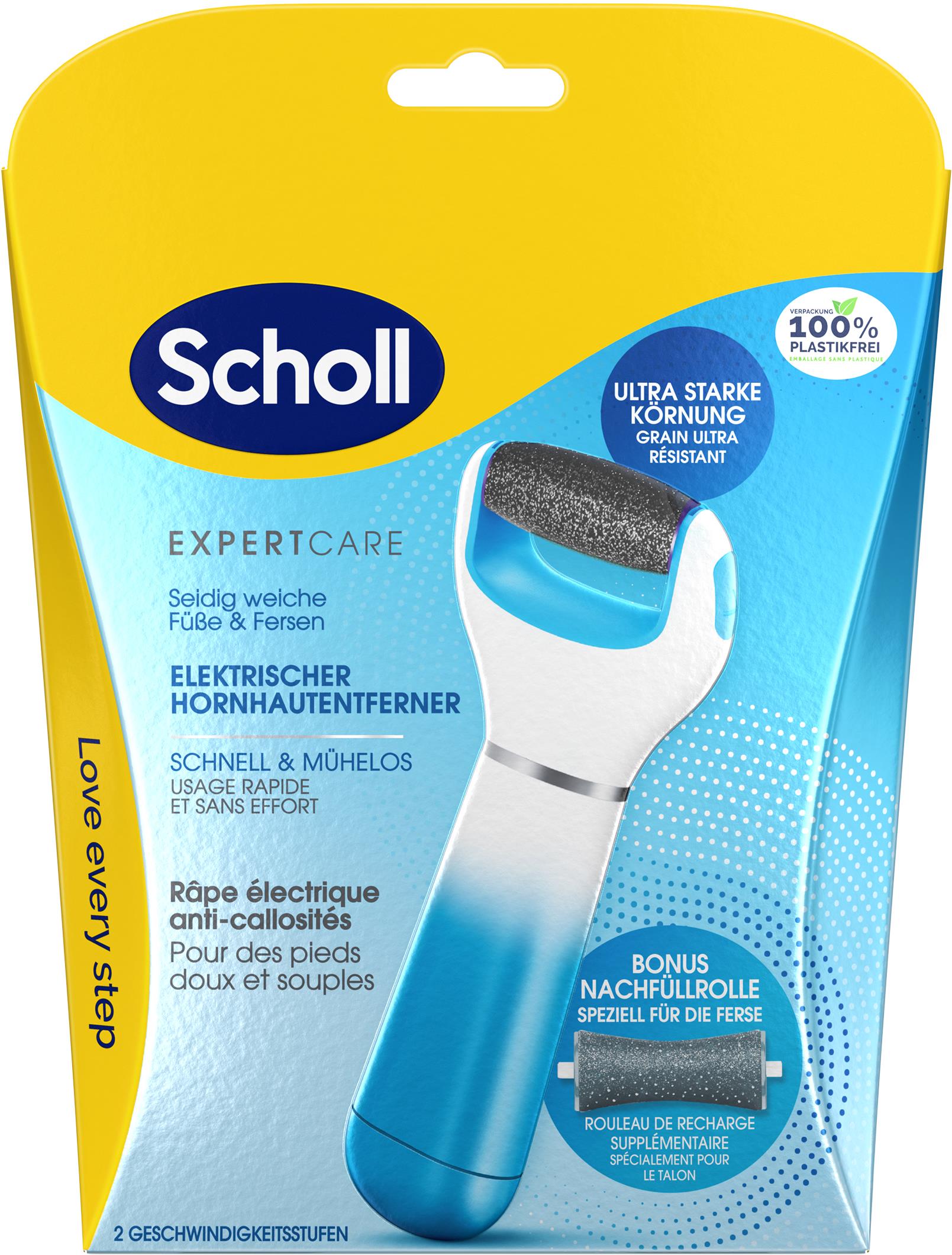 Scholl Velvet Smooth Electronic Foot File Blue