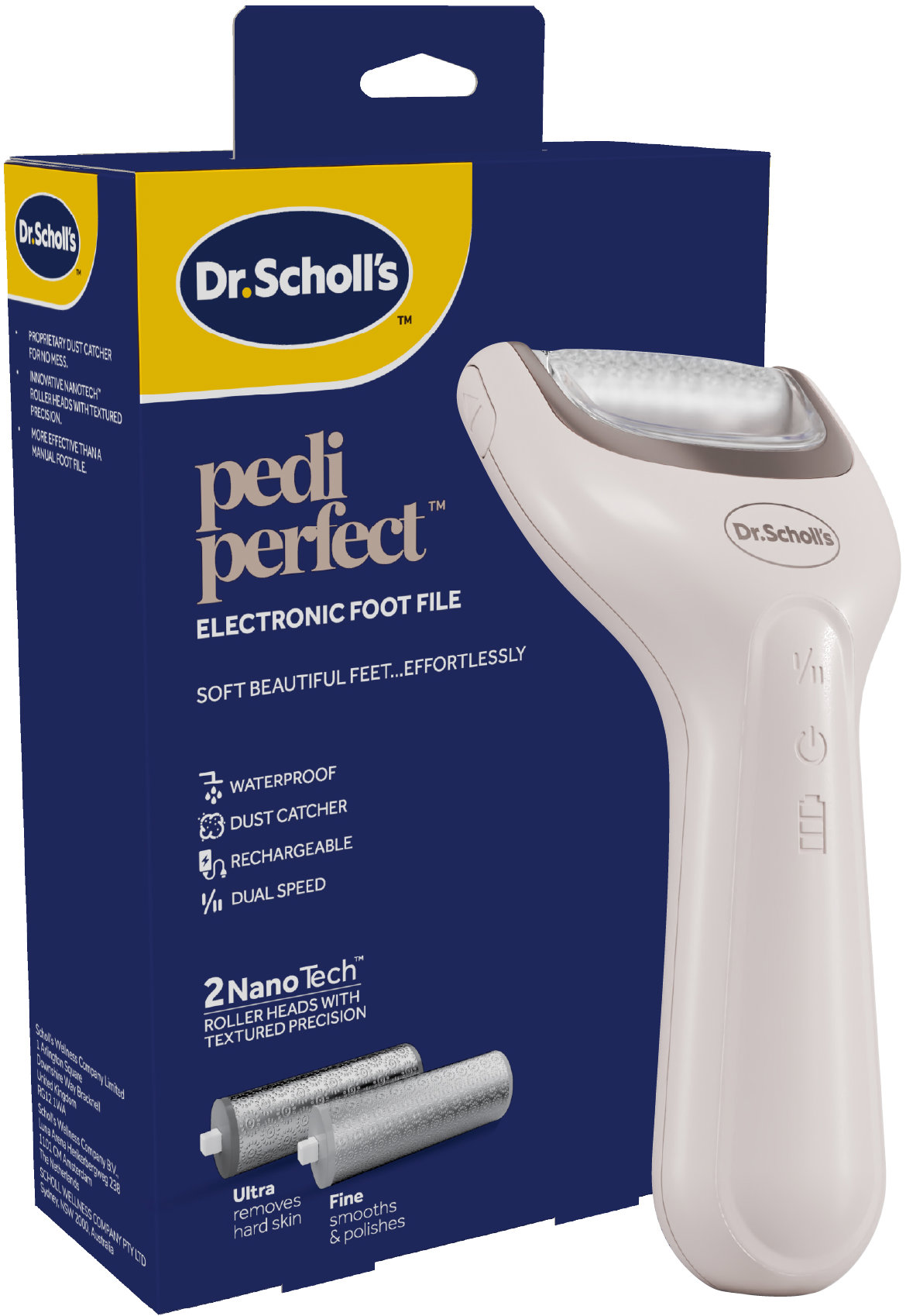 SCHOLL PediPerfect Electronic Foot File