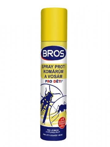 BROS Repelent sprej pro děti proti komárům a vosám 90 ml