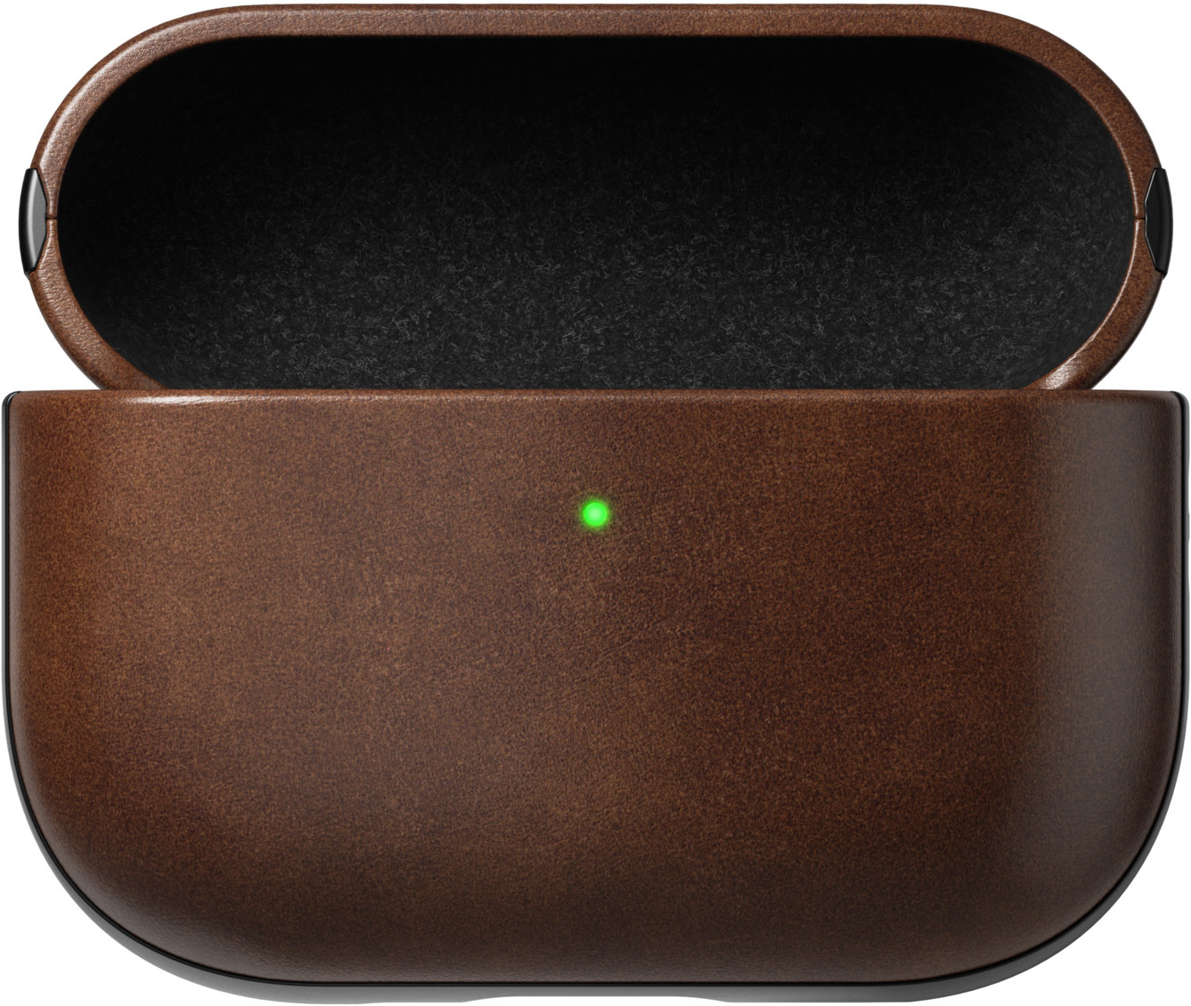 Nomad Modern Leather Case Rustic Brown Horween Airpods Pro 3