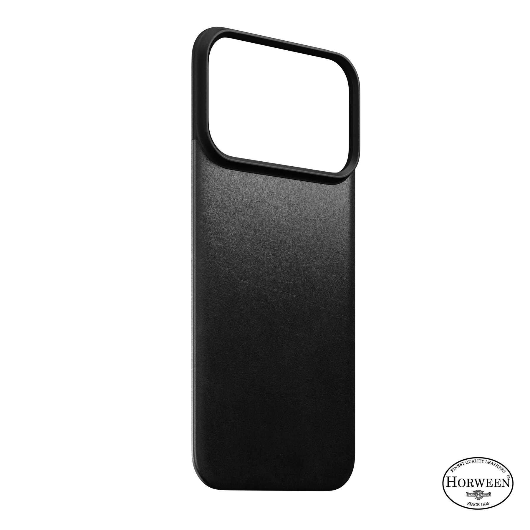 Nomad Magnetic Leather Back Black (Horween) Magsafe iPhone 18 Pro/17 Pro
