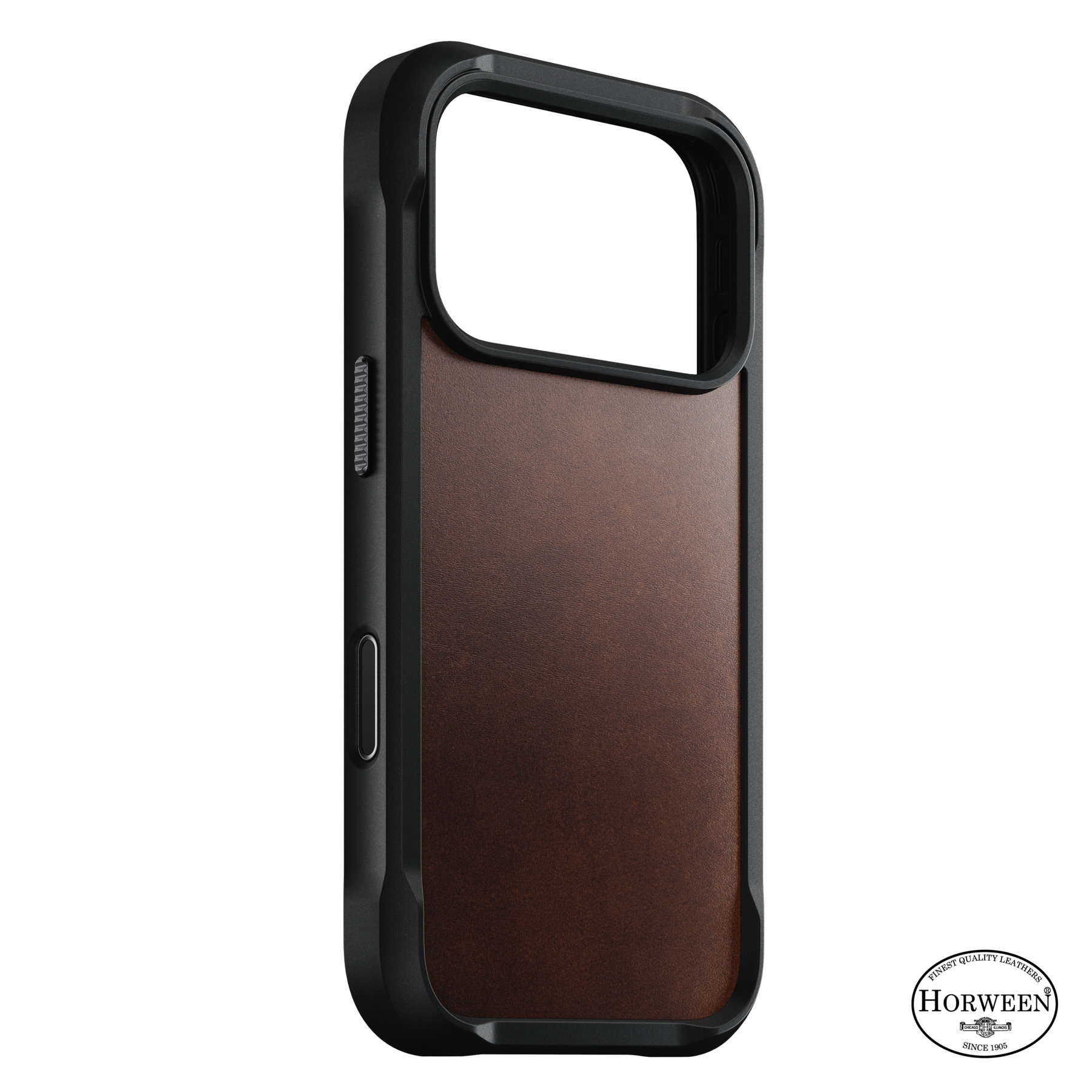 Nomad Rugged Leather Case Rustic Brown (Horween) iPhone 18 Pro/17 Pro