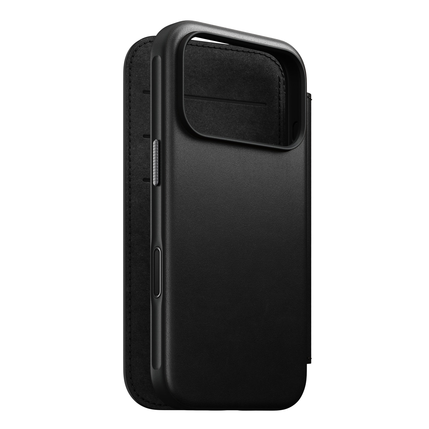 Nomad Modern Leather Folio Black iPhone 18 Pro/17 Pro