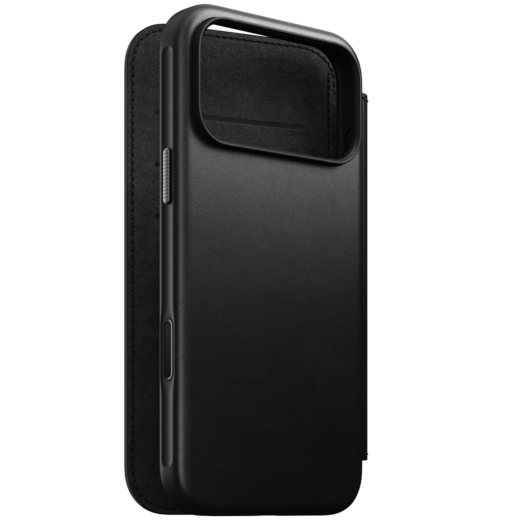 Nomad Modern Leather Folio Black iPhone 18 Pro Max/17 Pro Max