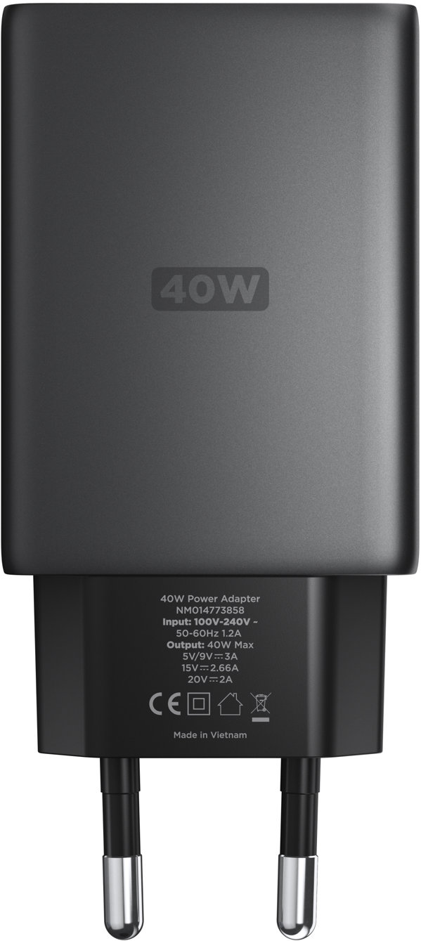 Nomad AC Adapter 40W Slim Carbid EU