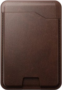 Nomad Leather Mag Wallet With Find My Tracking Brown