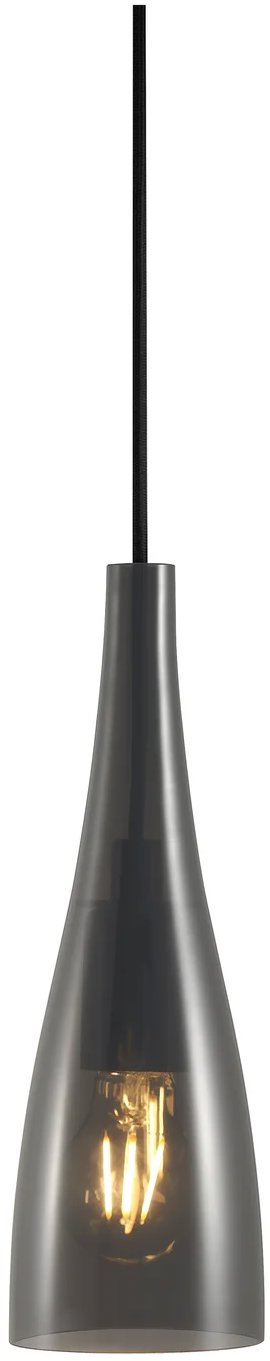 NORDLUX Embla závěsné svítidlo, 100 × 305 mm, 40 W, šedé