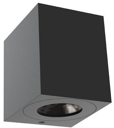 NORDLUX Venkovní nástěnné LED svítidlo Canto Kubi 2, 104 x 87 × 100 mm, černé
