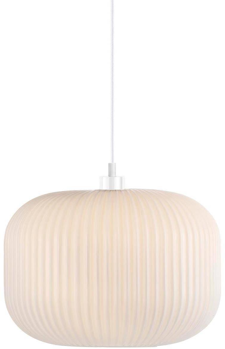 Nordlux Milford designový lustr, 300 × 235 mm, 40 W, opálově bílý