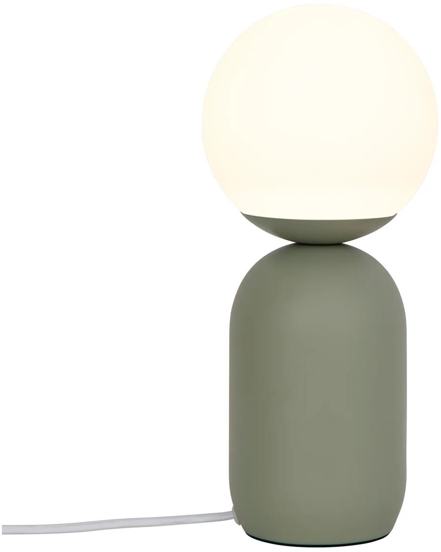 Nordlux Stolní lampička Notti, 150 × 150 × 350 mm, 25 W, E14, zelená