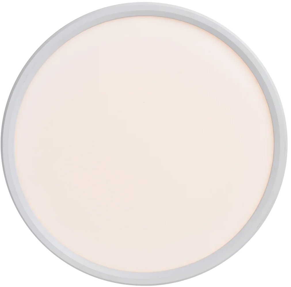 NORDLUX Liva smart stropní LED světlo IP54, 360 × 32 mm, LED, 21 W, 2100 lm, bílé