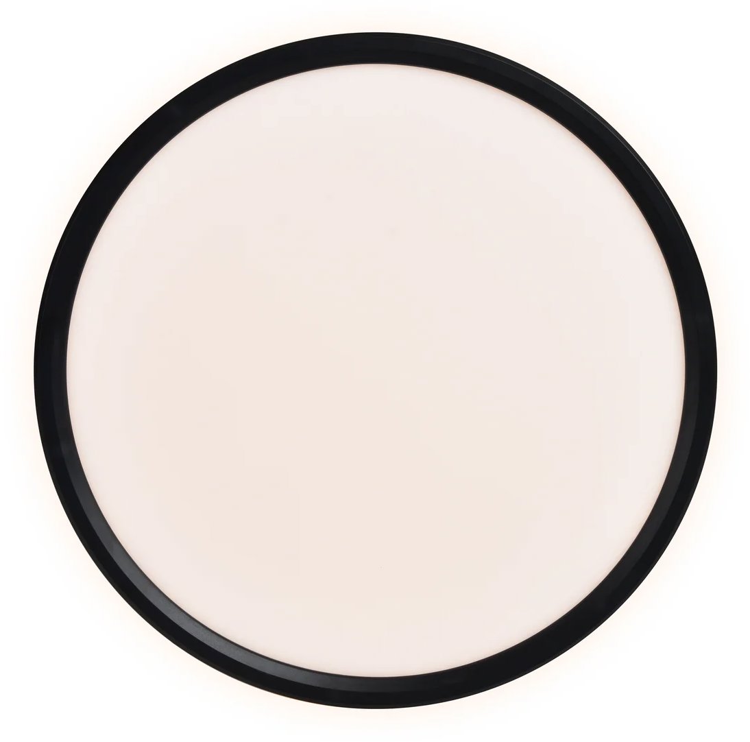 NORDLUX Liva smart stropní LED světlo IP54, 360 × 32 mm, LED, 21 W, 2100 lm, černé