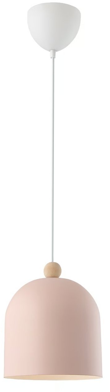 NORDLUX Závěsný kovový lustr Gaston, růžový