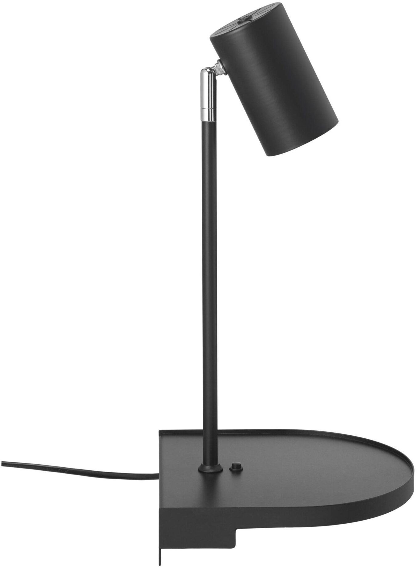 Stolní lampa Nordlux Cody v černé barvě s USB portem