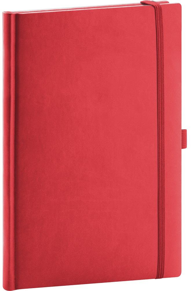 Notique Notes Aprint - červený linkovaný zápisník