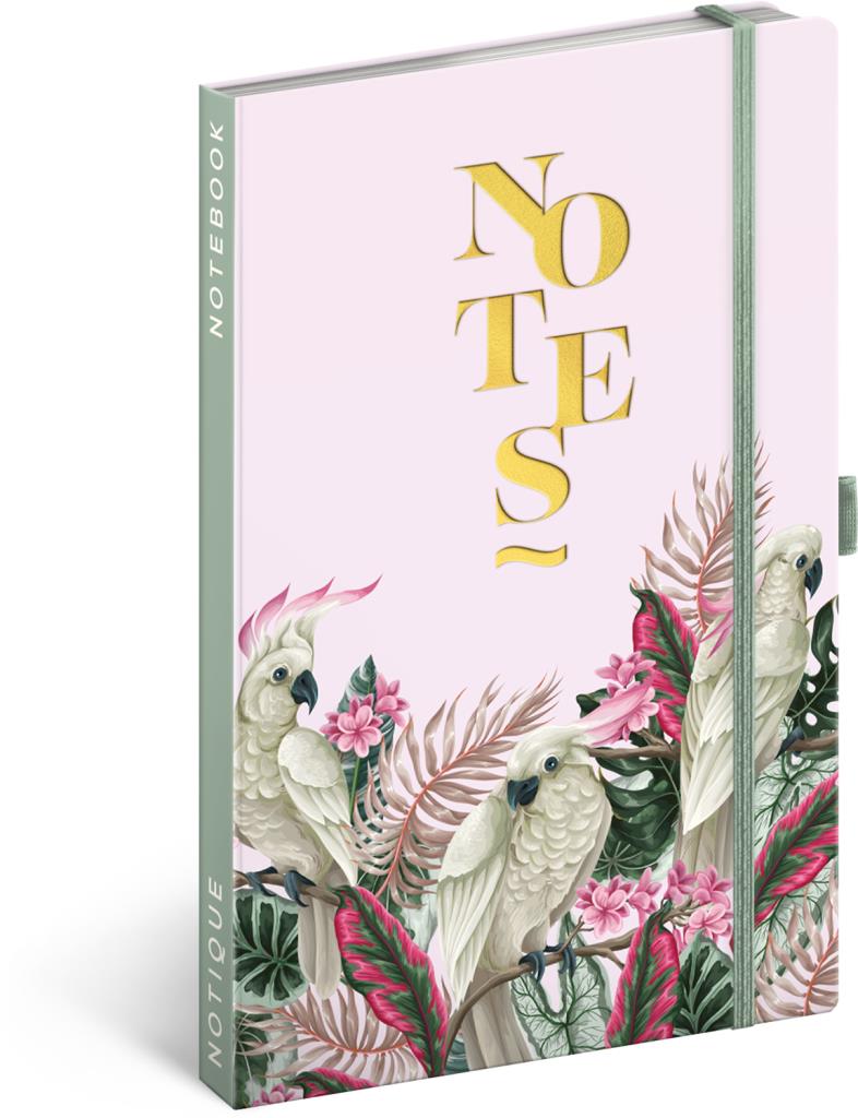 NOTIQUE Notes Kakadu - kvalitní linkovaný zápisník