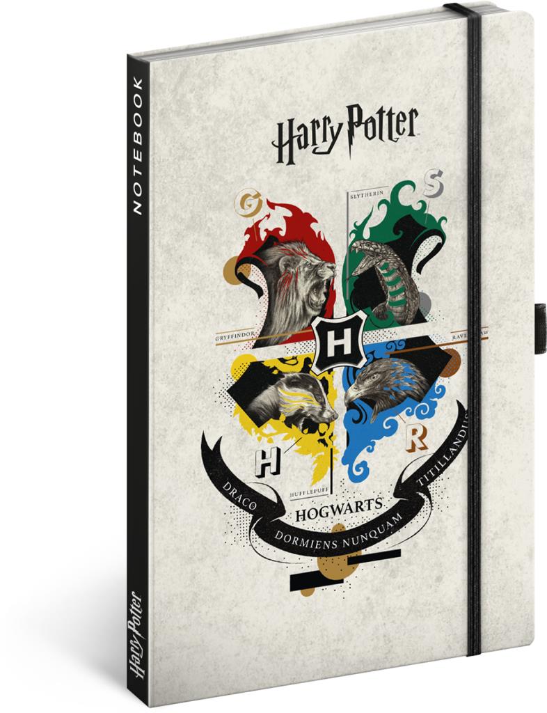 NOTIQUE Notes Harry Potter, linkovaný zápisník, 13 × 21 cm