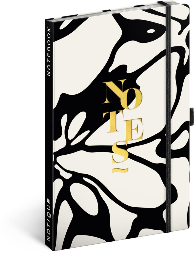 NOTIQUE Notes Abstrakt linkovaný, 13 × 21 cm