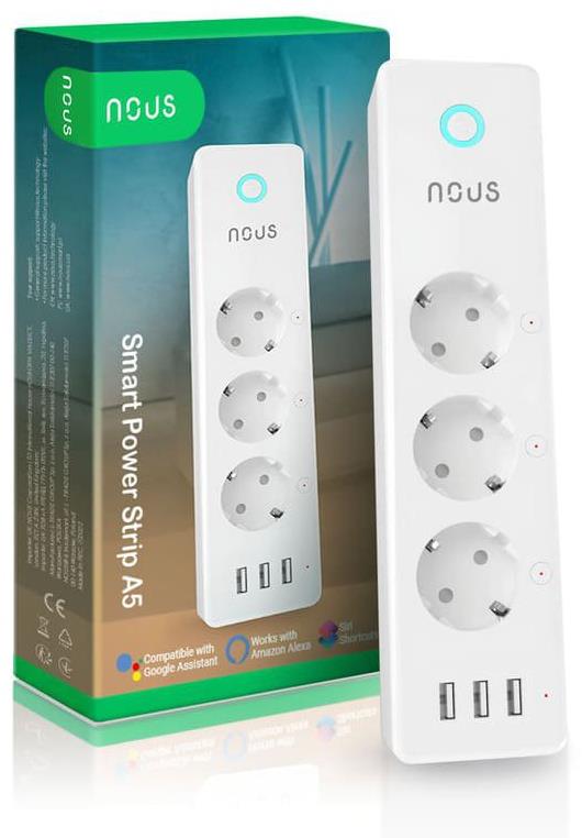 Nous A5 WiFi Smart prodlužovací kabel, Tuya