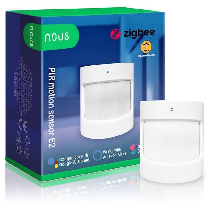 Nous E2 Zigbee Smart PIR pohybový senzor