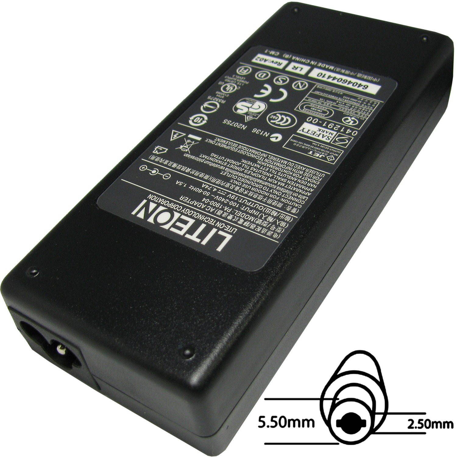 ASUS 90W orig. 19V, 5.5x2.5 (konektor 5,50/2,50 mm)