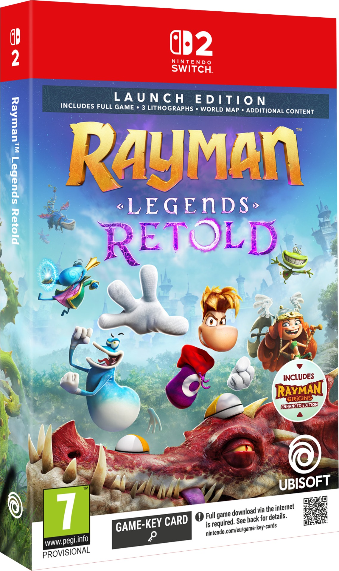 Rayman Legends Retold: Launch Edition - Nintendo Switch 2