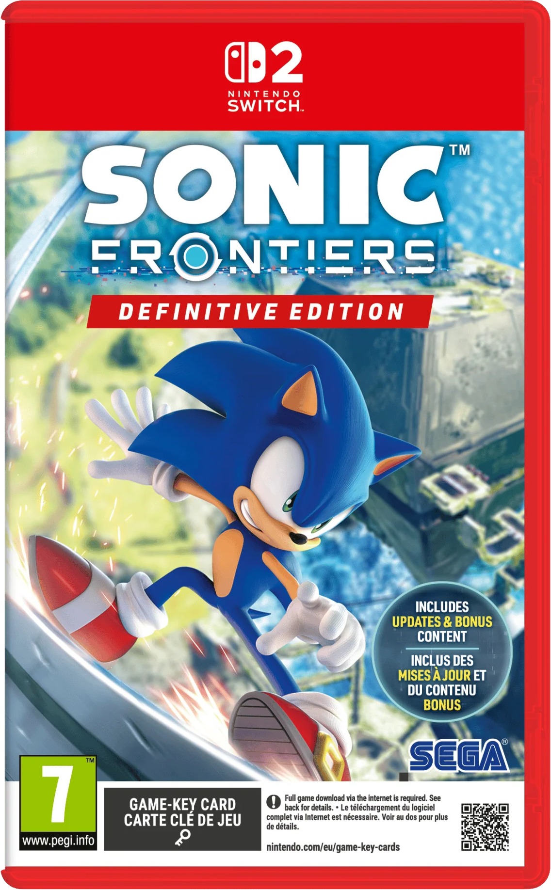 Sonic Frontiers: Definitive Edition - Nintendo Switch 2
