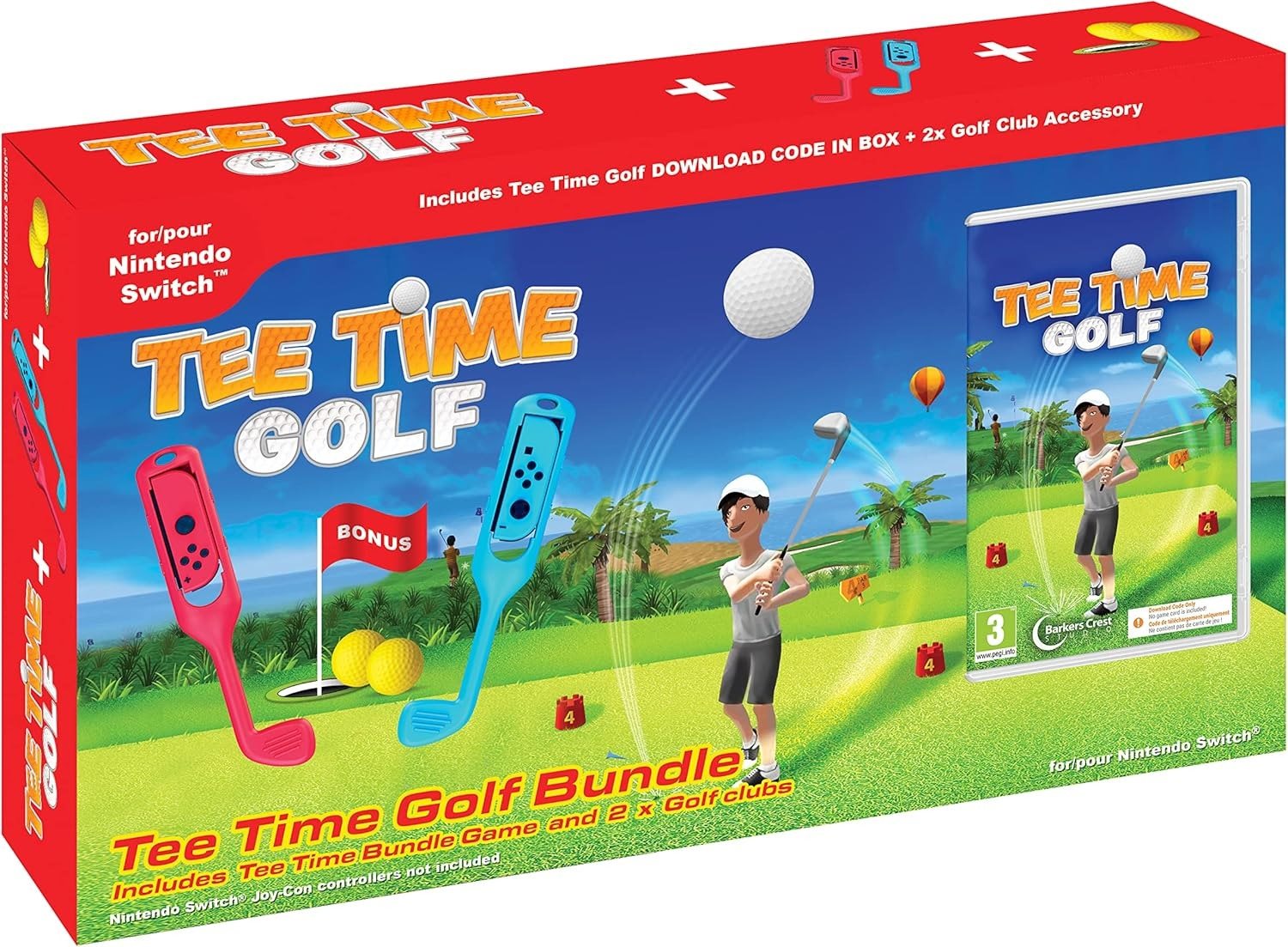 Tee Time Golf - hra a sada příslušenství pro Nintendo Switch