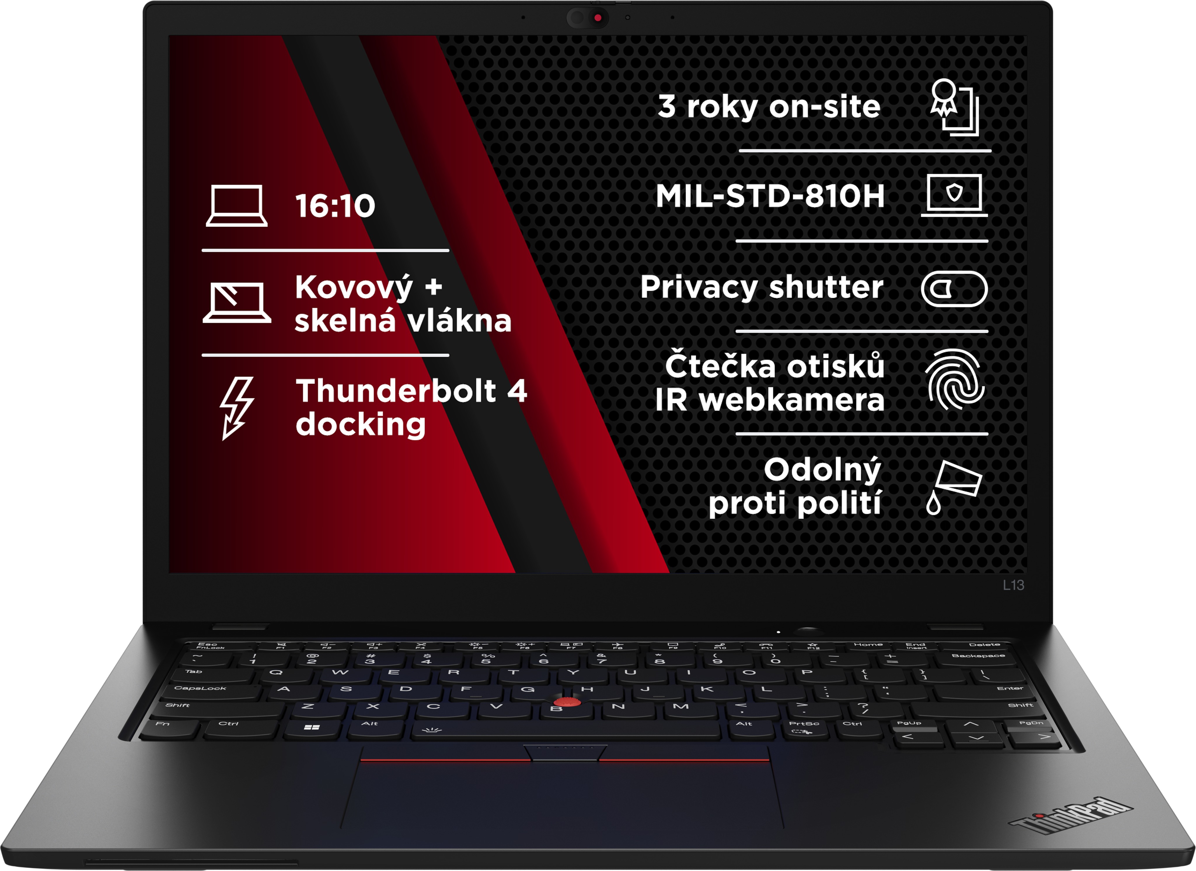 Lenovo ThinkPad L13 Gen 5 Black - výkonný notebook pro profesionály