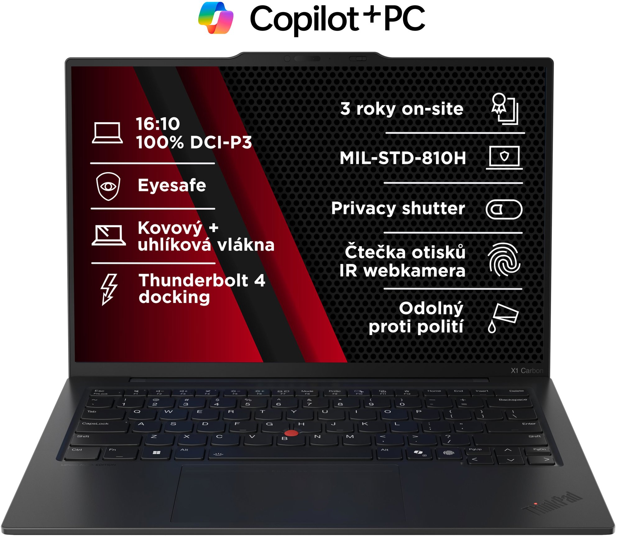 Lenovo ThinkPad X1 Carbon Gen 13 Aura Edition Black notebook