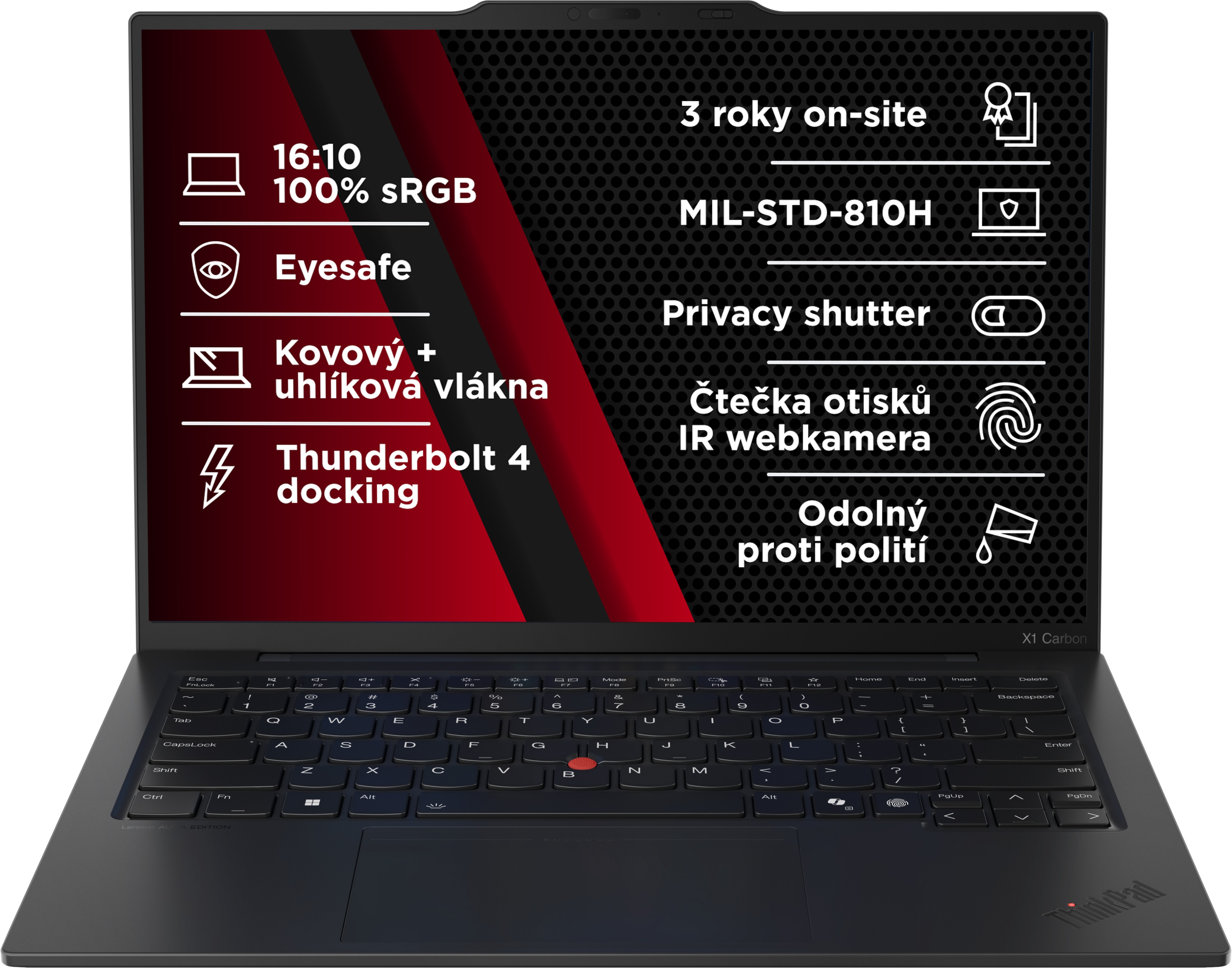 Lenovo ThinkPad X1 Carbon Gen 13 Aura Edition Black