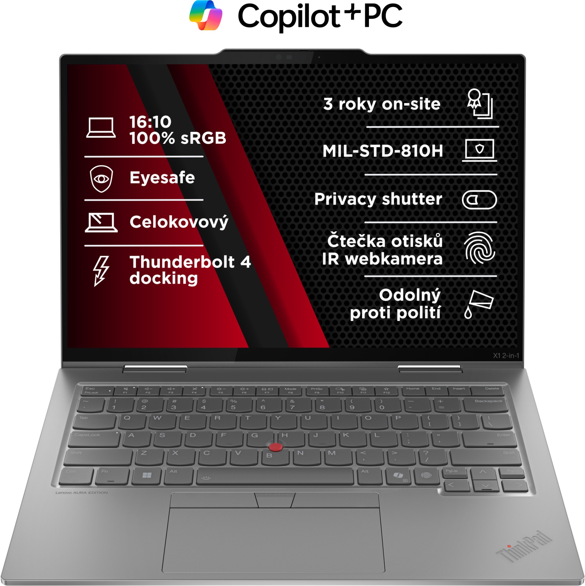 Lenovo ThinkPad X1 2-in-1 Gen 10 Grey LTE