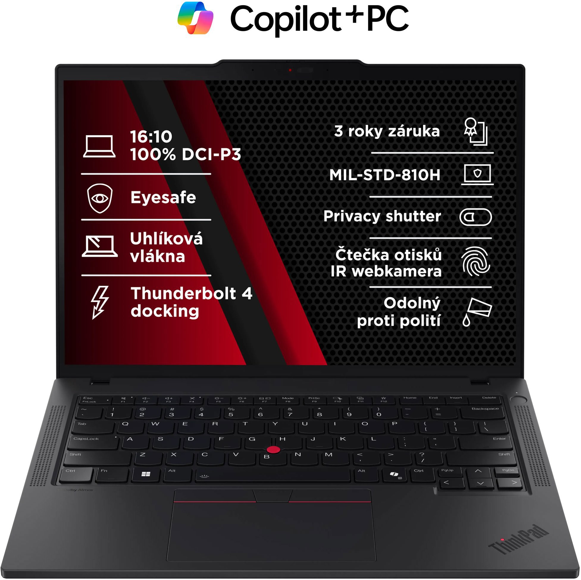 Lenovo ThinkPad T14 Gen 6 Black - výkonný notebook