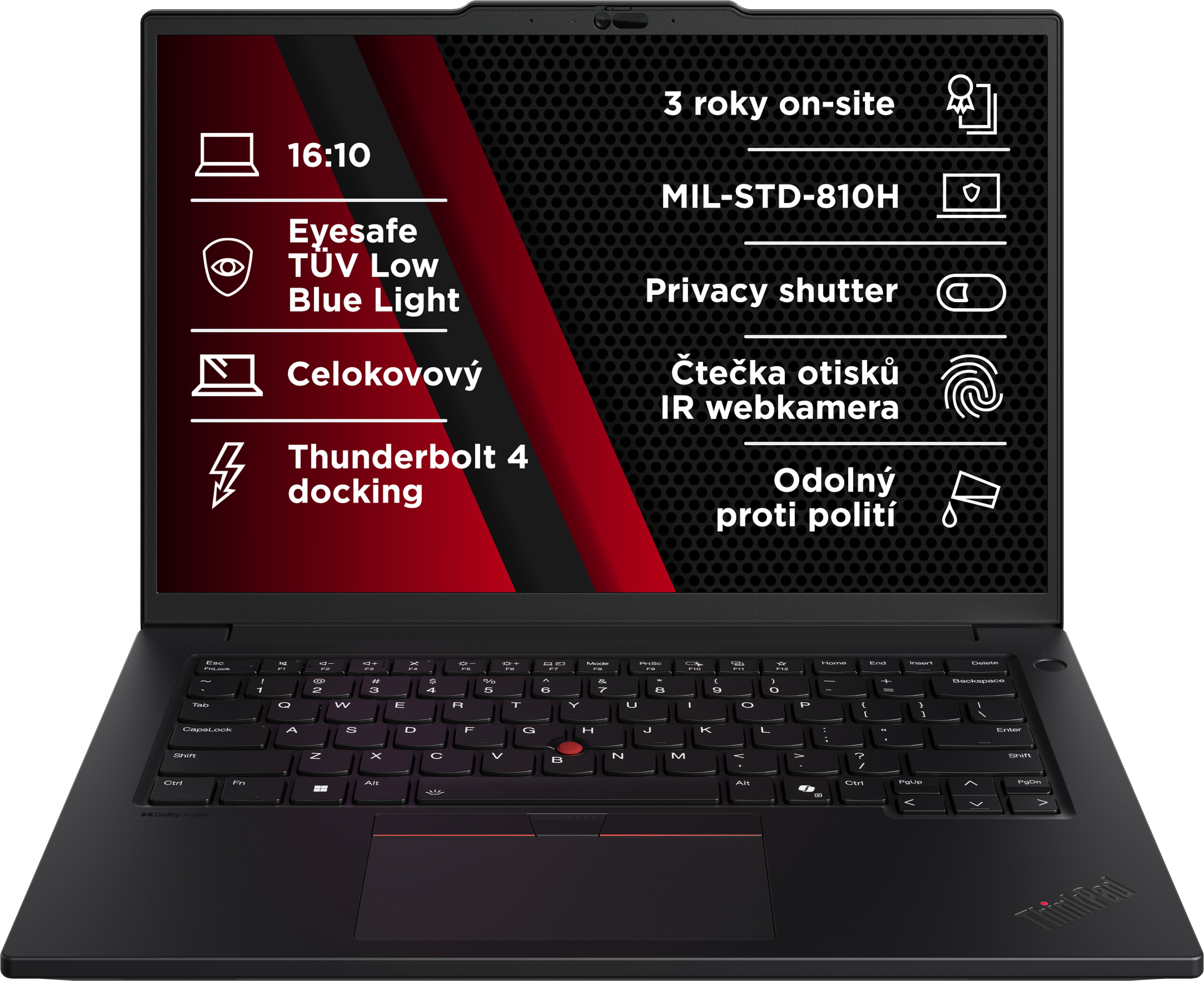 Lenovo ThinkPad P14s Gen 5 Black - výkonný notebook