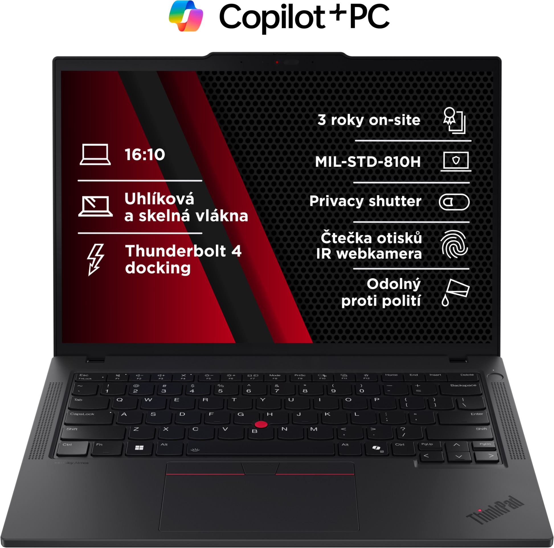Lenovo ThinkPad P14s Gen 6 Black – výkonný profesionální notebook