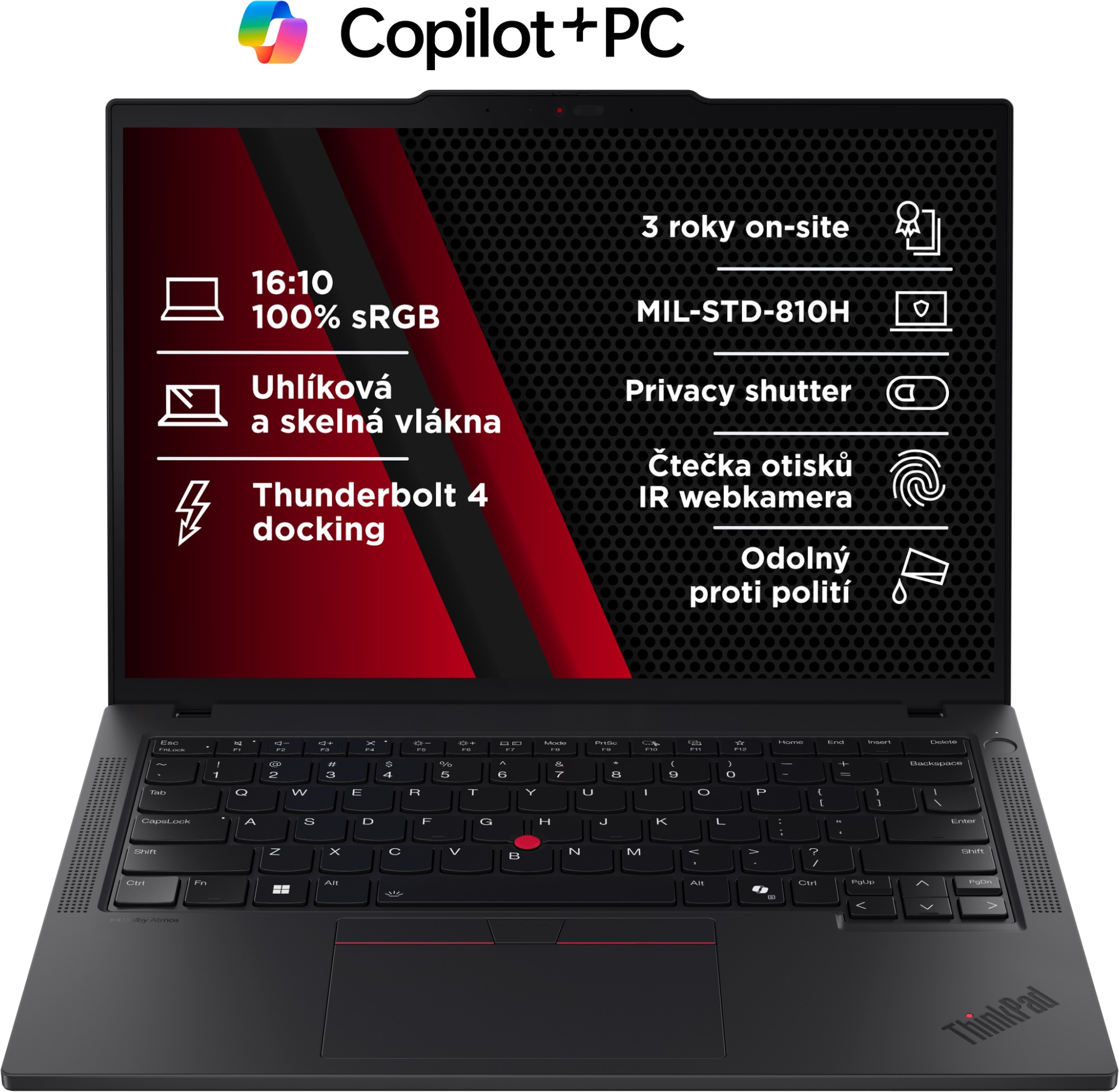 Lenovo ThinkPad P14s Gen 6 Black – výkonný profesionální notebook