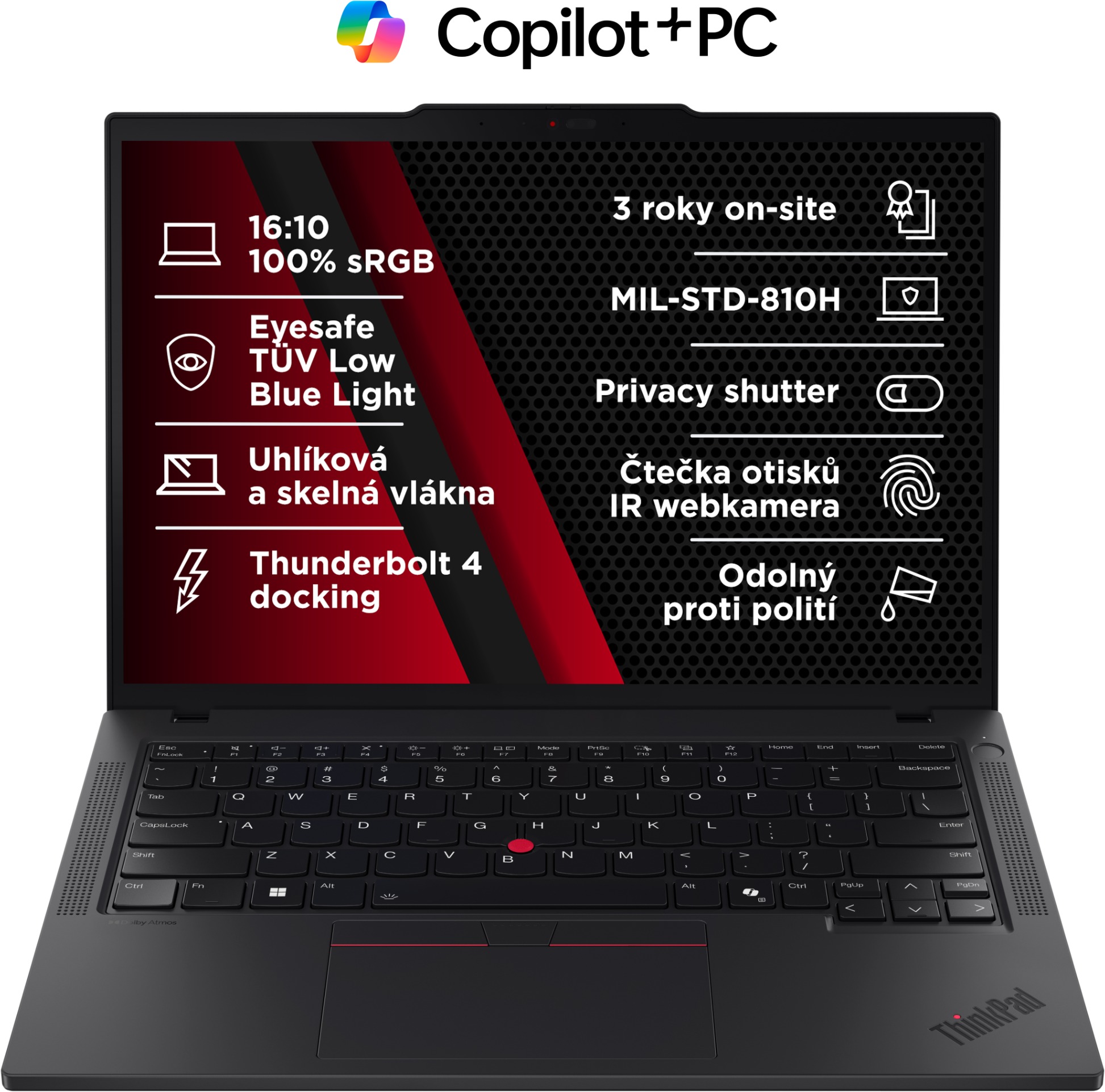 Lenovo ThinkPad P14s Gen 6 Black – výkonný profesionální notebook