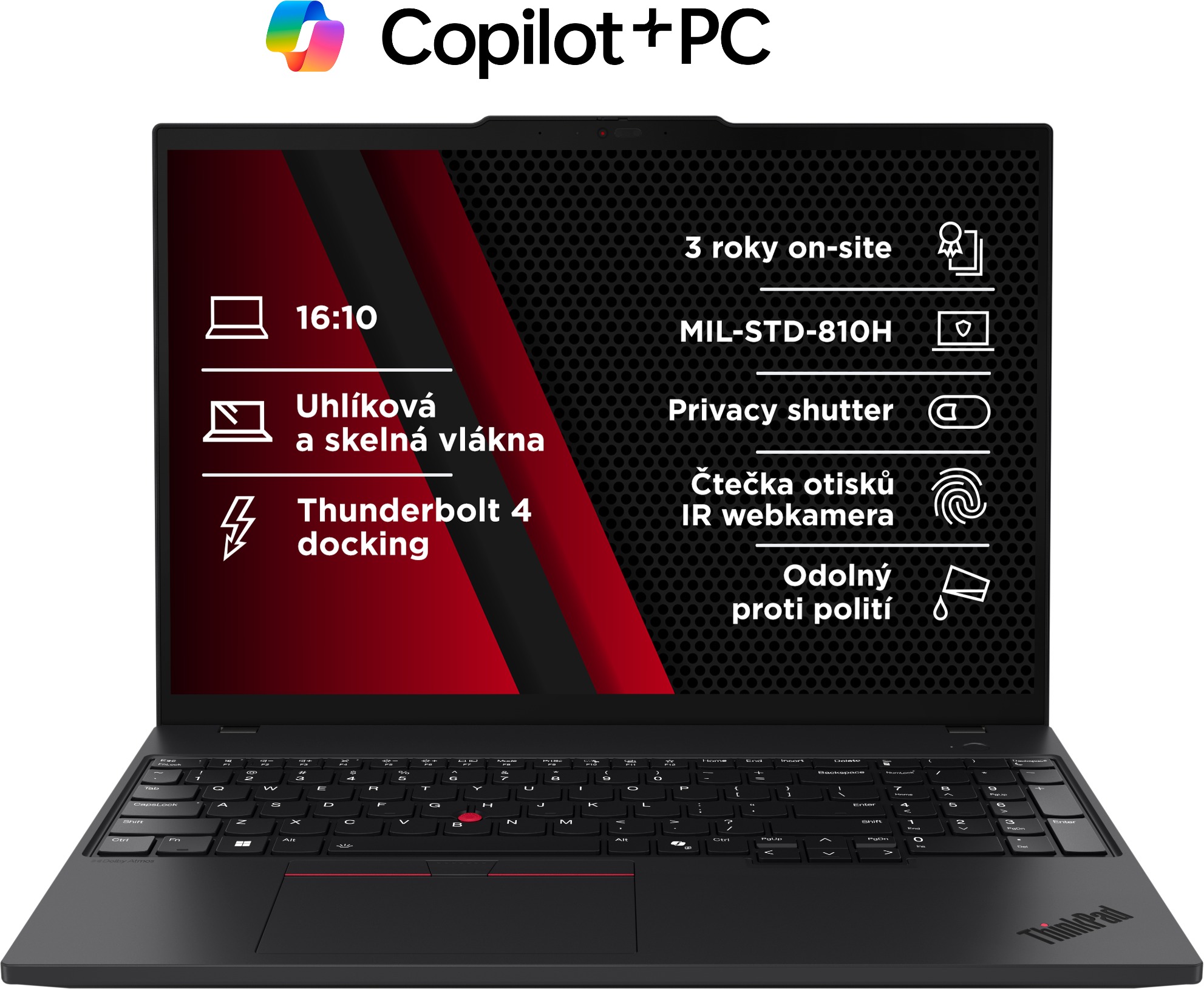 Lenovo ThinkPad P16s Gen 4 Black - výkonný profesionální notebook