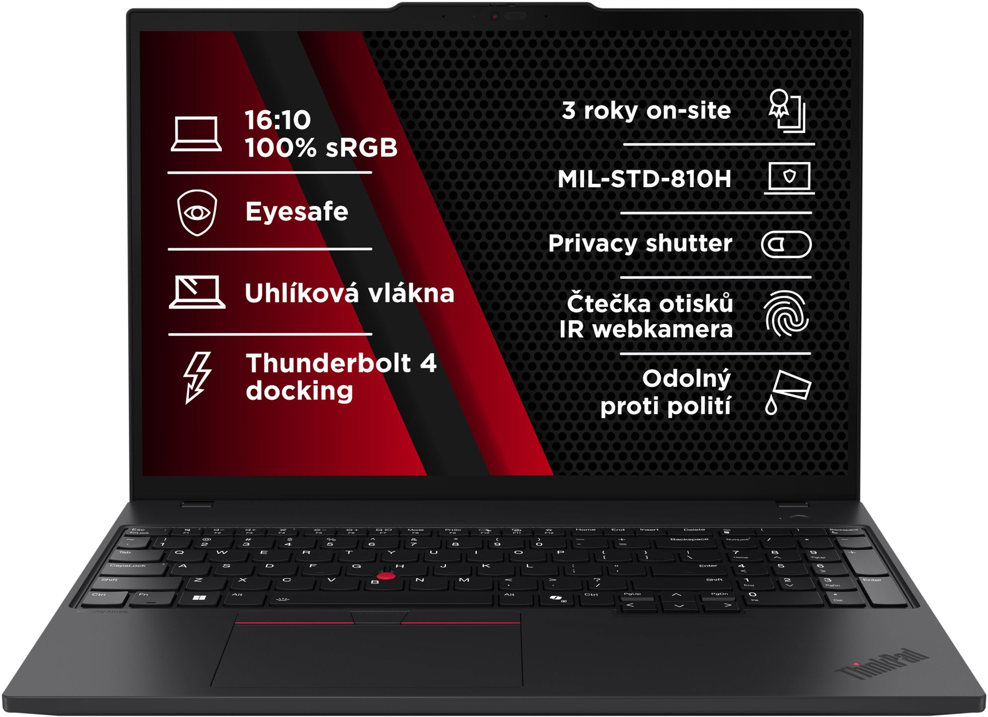 Lenovo ThinkPad T16 Gen 4 Black - výkonný notebook pro profesionály